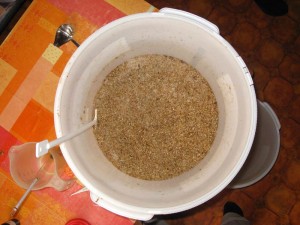 Der Treberkochen im Läuterbottich