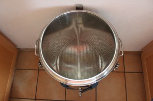 Thermoport mit Läuterblech