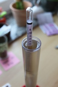 1. Spindeln, temperaturkorrgiert: 18,7% Stammwürze