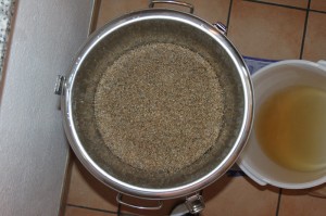 Der aufgebrochene Treberkuchen