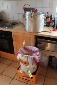 Das Hopfenseihen beginnt